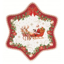 Плато звезда 22см Christmas Heritage